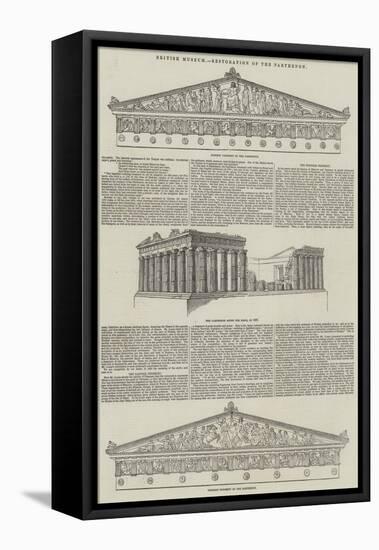 British Museum, Restoration of the Parthenon-null-Framed Stretched Canvas