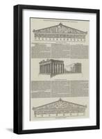 British Museum, Restoration of the Parthenon-null-Framed Giclee Print