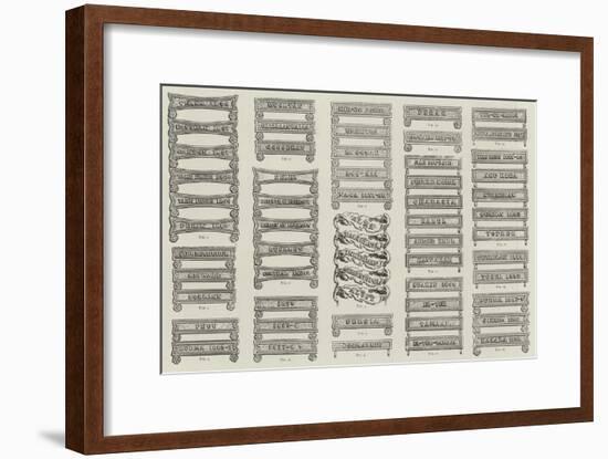 British Naval and Military Medals-null-Framed Giclee Print