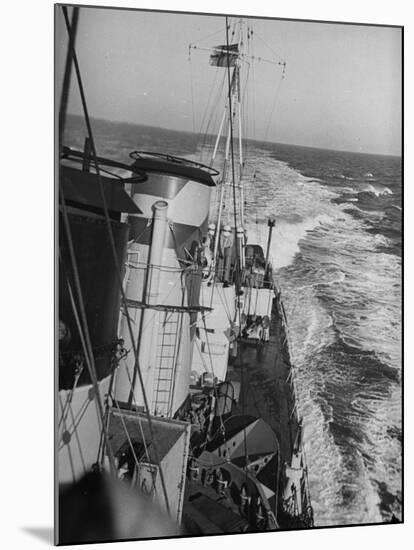 British Navy-H.M.S. Grenville-William Vandivert-Mounted Premium Photographic Print