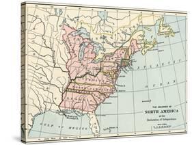 British North American Colonies in 1776-null-Stretched Canvas