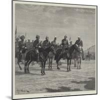 British Officers at Peshawur-Richard Caton Woodville II-Mounted Giclee Print