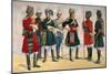 British Officers, Indian Army, Illustration for 'Armies of India', Published in 1911, 1910-Alfred Crowdy Lovett-Mounted Giclee Print