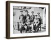 British Officers on Prison Ship 'Royal Edward' Moored Just Off Southend, November 1914-null-Framed Giclee Print