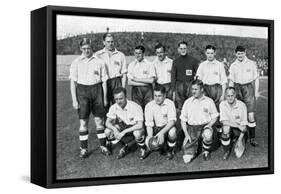 British Olympic Football Team, Berlin Olympics, 1936-null-Framed Stretched Canvas