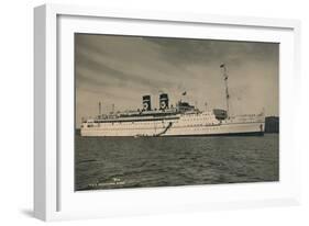 British Passenger Ship Ss Arandora Star of the Blue Star Line, 1936-null-Framed Photographic Print