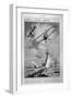 British Planes Bombing and Strafing German Trenches, 1918-Joseph Simpson-Framed Giclee Print