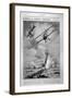 British Planes Bombing and Strafing German Trenches, 1918-Joseph Simpson-Framed Giclee Print