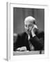 British Pm Clement Attlee Dozing During Campaign Rally-Alfred Eisenstaedt-Framed Premium Photographic Print