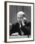 British Pm Clement Attlee Dozing During Campaign Rally-Alfred Eisenstaedt-Framed Premium Photographic Print