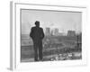 British Politician and Labor Party Leader Aneurin Bevan Surveying the Largest Steel Works in Europe-Ian Smith-Framed Premium Photographic Print