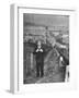 British Politician Aneurin Bevan Posing in Front of in His Home Town During His Campaign-Ian Smith-Framed Premium Photographic Print