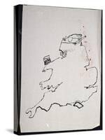 British Politics 1970s (ink on paper)-Ralph Steadman-Stretched Canvas