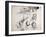 British Politics 1970s (ink on paper)-Ralph Steadman-Framed Giclee Print