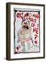 British Politics 2010s, Ok! Who wants a peace of me?, 2014 (drawing)-Ralph Steadman-Framed Giclee Print