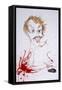 British Politics 2010s, Yvette Cooper (drawing)-Ralph Steadman-Framed Stretched Canvas