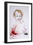 British Politics 2010s, Yvette Cooper (drawing)-Ralph Steadman-Framed Giclee Print