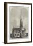 British Protestant Church in Course of Erection at Nice-null-Framed Giclee Print