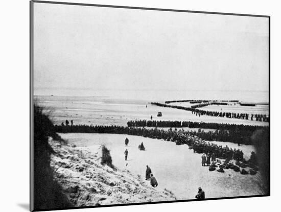 British Retreat from Dunkirk, World War 2, 1940-null-Mounted Giclee Print