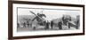 British Royal Flying Corps Aircraft under Repair, C1916-null-Framed Giclee Print