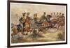 British Royal Horse Artillery in Action-Harry Payne-Framed Art Print