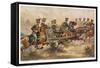 British Royal Horse Artillery in Action-Harry Payne-Framed Stretched Canvas