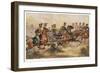 British Royal Horse Artillery in Action-Harry Payne-Framed Art Print