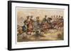 British Royal Horse Artillery in Action-Harry Payne-Framed Art Print