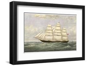 British Sailing Clipper for the China Tea Trade-Josiah Taylor-Framed Photographic Print