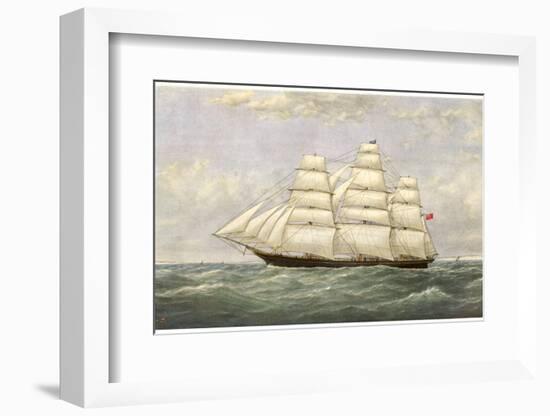 British Sailing Clipper for the China Tea Trade-Josiah Taylor-Framed Photographic Print