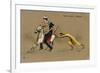 British Sailor on a Mule, Pushed by Egyptian Man-V. Manavian-Framed Premium Giclee Print