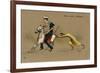 British Sailor on a Mule, Pushed by Egyptian Man-V. Manavian-Framed Premium Giclee Print