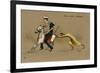 British Sailor on a Mule, Pushed by Egyptian Man-V. Manavian-Framed Premium Giclee Print