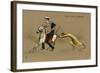 British Sailor on a Mule, Pushed by Egyptian Man-V. Manavian-Framed Art Print