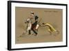 British Sailor on a Mule, Pushed by Egyptian Man-V. Manavian-Framed Art Print