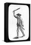 British Sailor Wielding a Club, 1779-Newton & Co-Framed Stretched Canvas