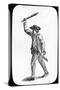 British Sailor Wielding a Club, 1779-Newton & Co-Stretched Canvas