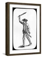 British Sailor Wielding a Club, 1779-Newton & Co-Framed Giclee Print