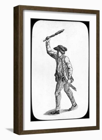 British Sailor Wielding a Club, 1779-Newton & Co-Framed Giclee Print