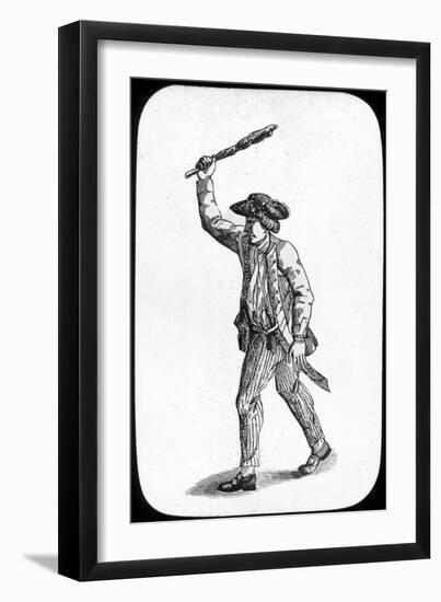 British Sailor Wielding a Club, 1779-Newton & Co-Framed Giclee Print