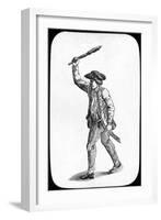 British Sailor Wielding a Club, 1779-Newton & Co-Framed Giclee Print