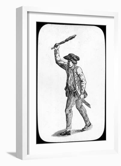 British Sailor Wielding a Club, 1779-Newton & Co-Framed Giclee Print