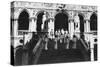 British Sailors Visiting the Doge's Palace, Venice, Italy, 1938-null-Stretched Canvas