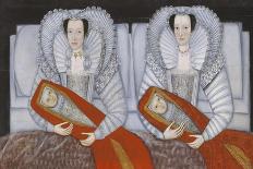 The Cholmondeley Ladies-British School 17th century-Stretched Canvas