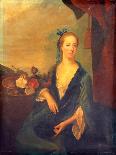 Lady In Blue, 1700-British School-Framed Giclee Print