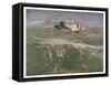 British Sea-Plane Flies Over Damascus-Donald Maxwell-Framed Stretched Canvas