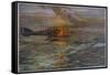 British Seaplane on Coastal Patrol-Fleming Williams-Framed Stretched Canvas