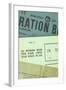 British Second World War Ration Book and Serviceman's Guide-Den Reader-Framed Photographic Print