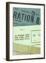 British Second World War Ration Book and Serviceman's Guide-Den Reader-Framed Photographic Print