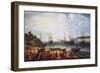 British Ship Departing for Trade with India-Abraham Willaerts-Framed Giclee Print